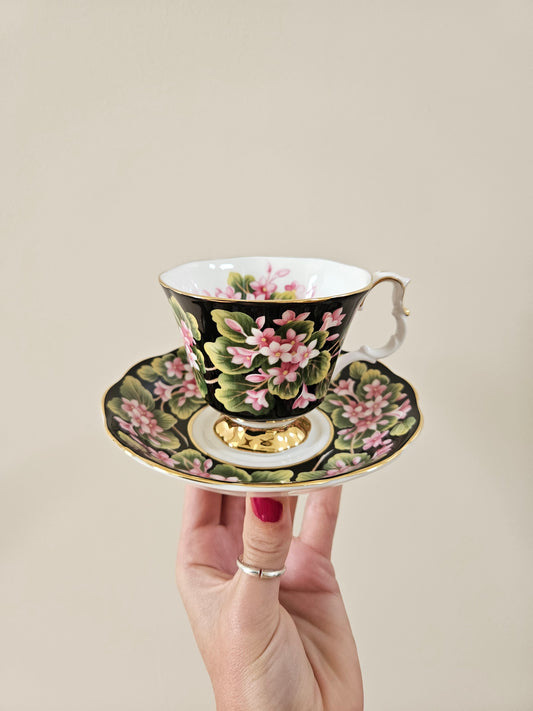 Tasse et sous-tasse Royal Albert, Mayflower