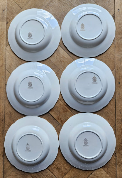 Arrière des assiettes creuses K&G Lunéville Badonviller, Périgord