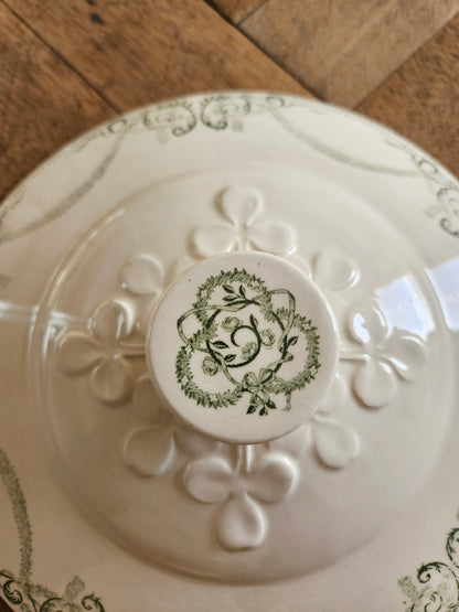 Soupière ancienne Creil et Montereau, Napoléon