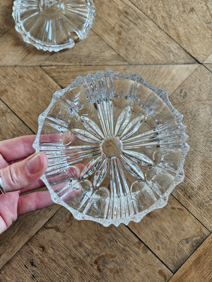 Bonbonnière vintage en cristal