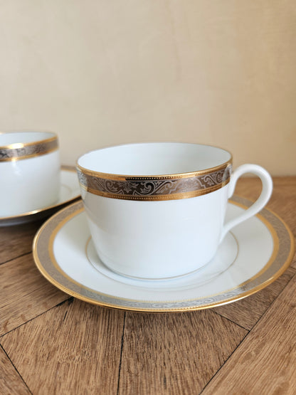 Grandes tasses porcelaine Lafarge, Limoges