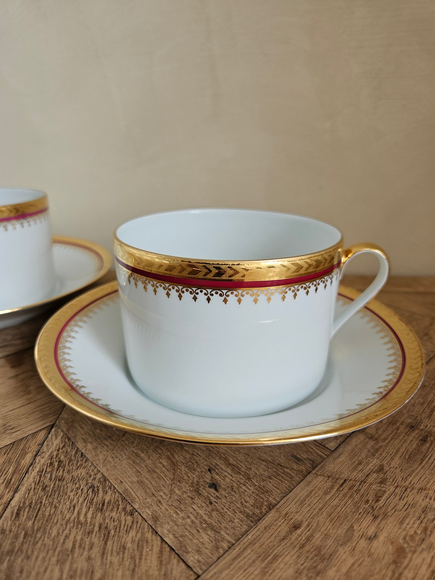 Grandes tasses porcelaine d’Art, Limoges