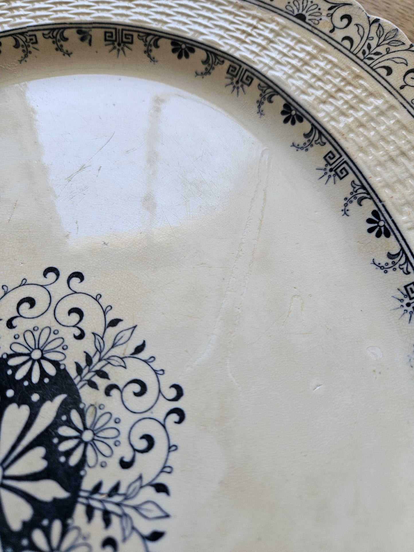 Plat ovale ancien Mintons, Kerry