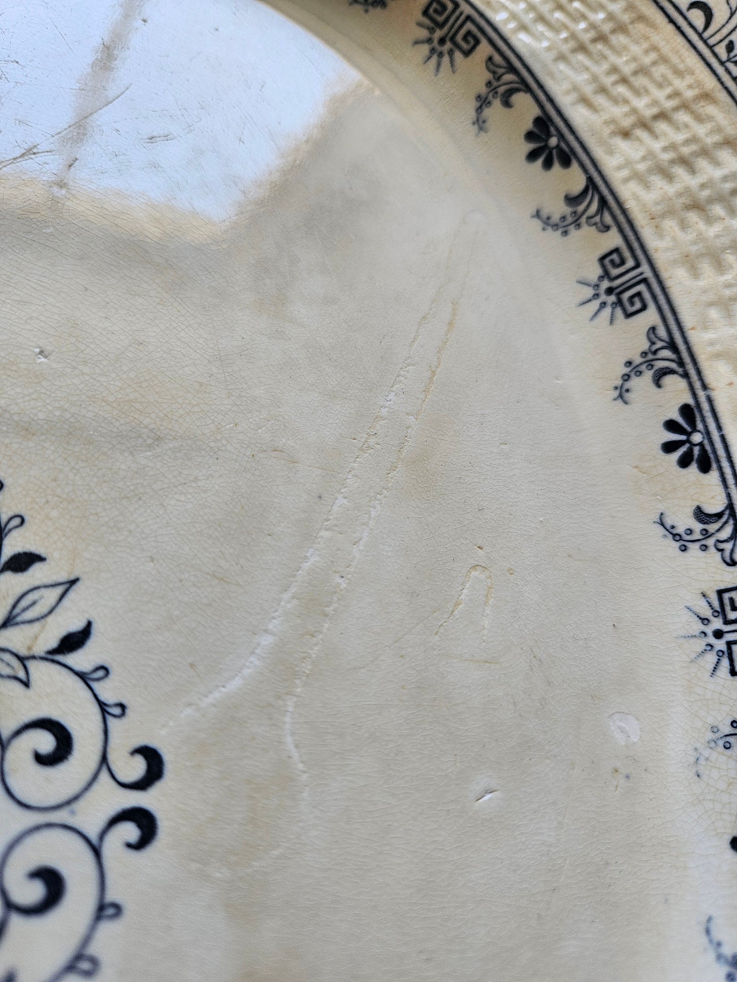 Plat ovale ancien Mintons, Kerry