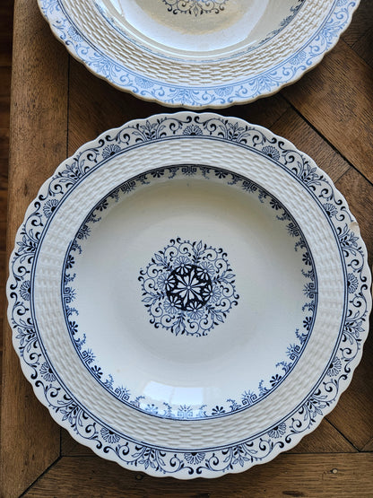 Assiettes creuses anciennes Mintons, Kerry