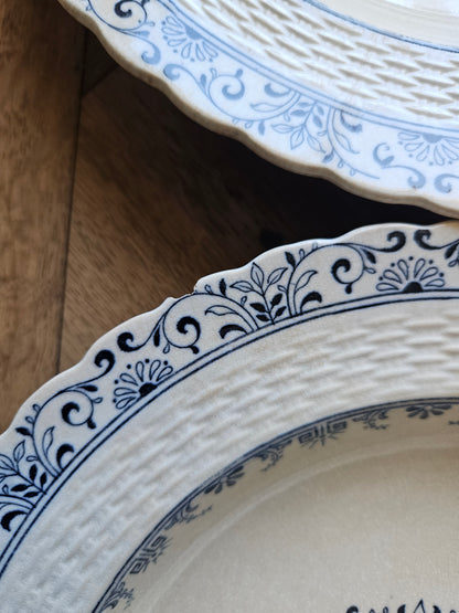 Assiettes creuses anciennes Mintons, Kerry