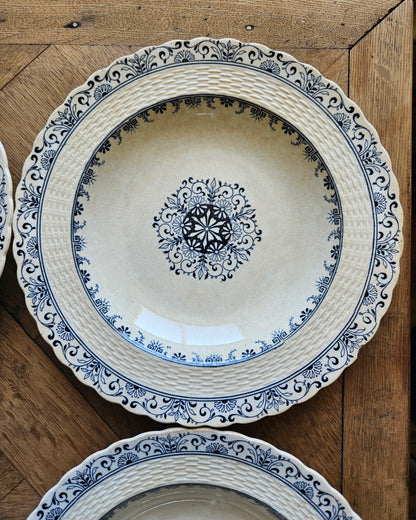 Assiettes creuses anciennes Mintons, Kerry