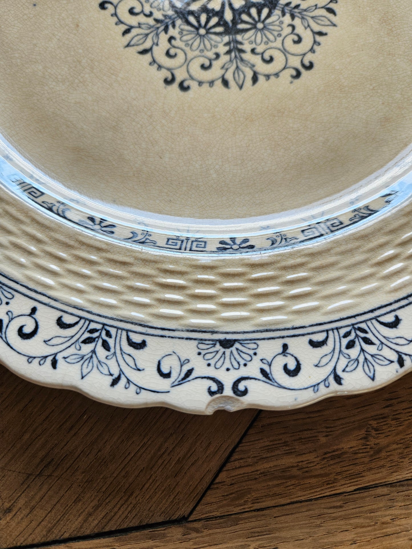 Assiettes plates anciennes Mintons, Kerry #2