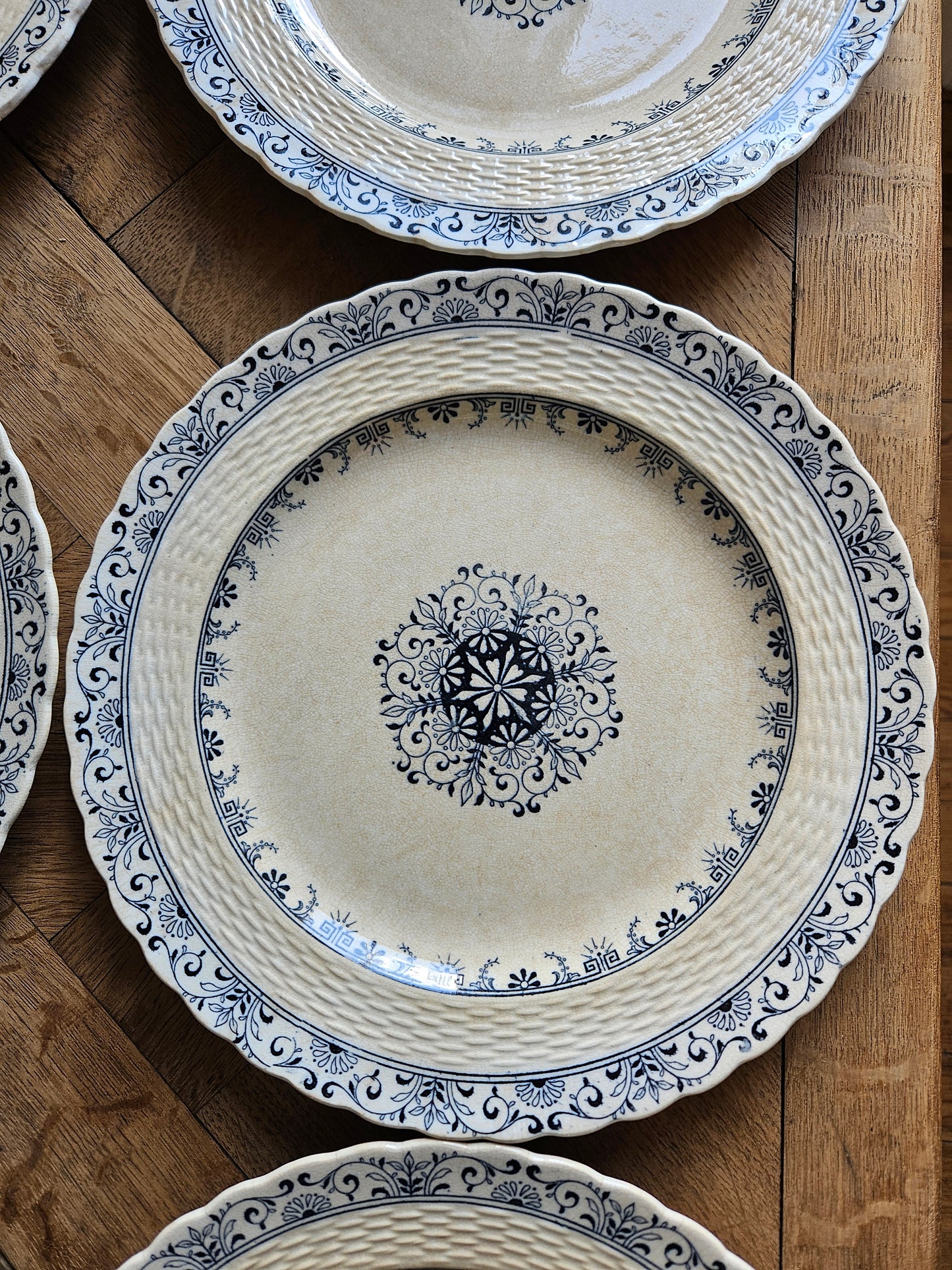 Assiettes plates anciennes Mintons, Kerry #2