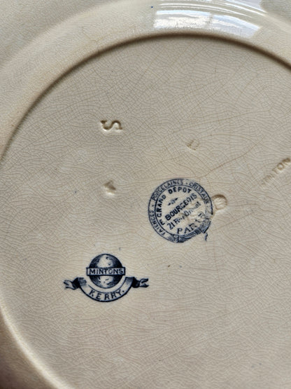 Assiettes plates anciennes Mintons, Kerry #2