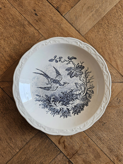 Assiette creuse vintage Digoin, Colvert