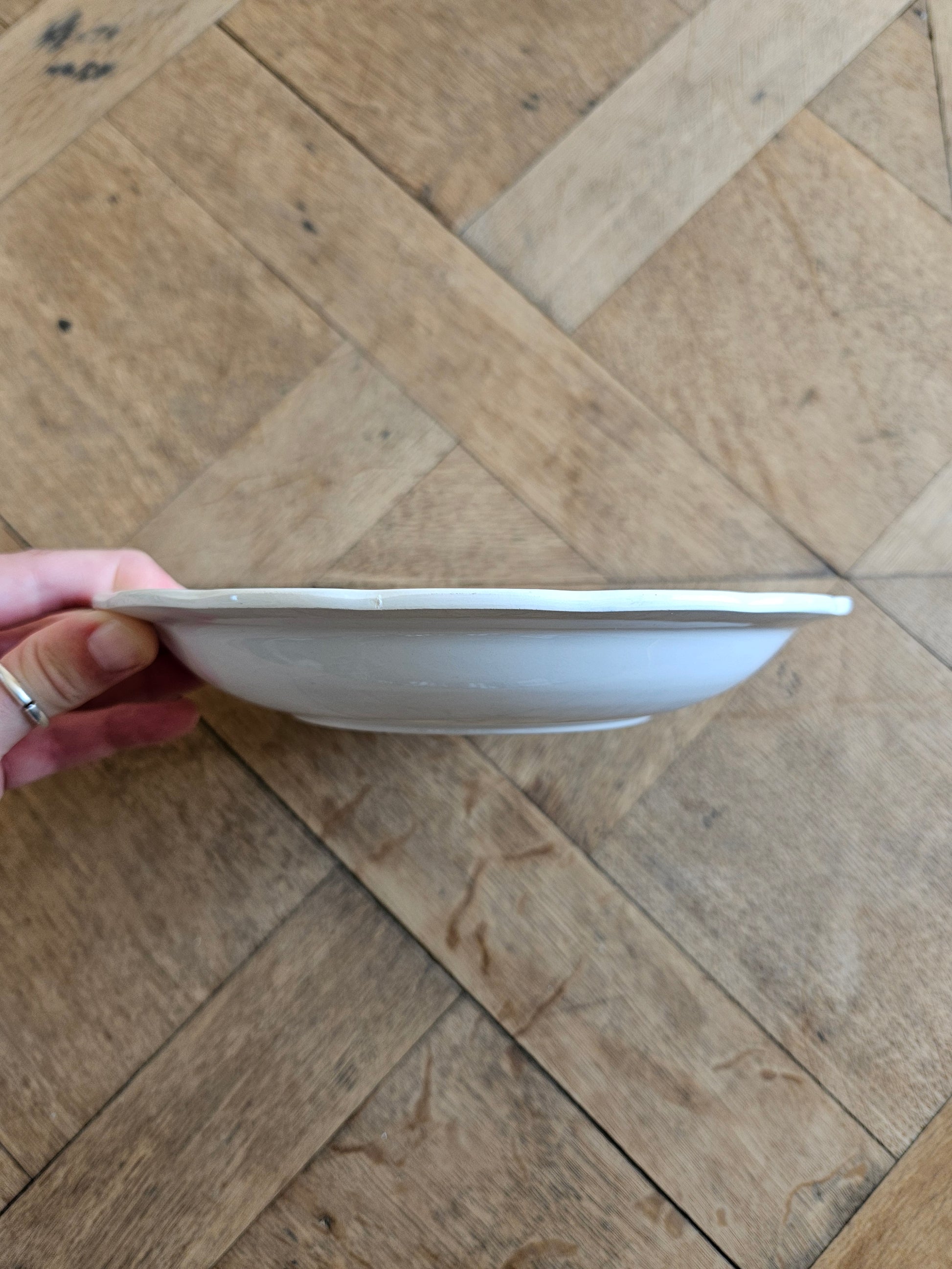 Assiette calotte vintage Digoin, Colvert