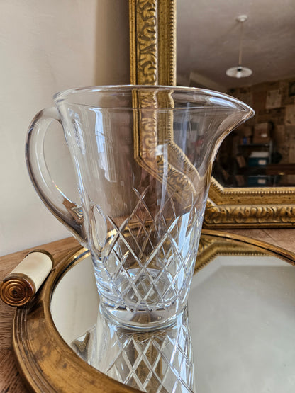 Pichet ancien en cristal de Vannes