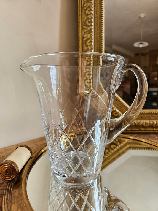 Pichet ancien en cristal de Vannes