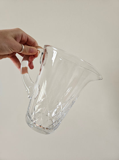 Pichet ancien en cristal de Vannes