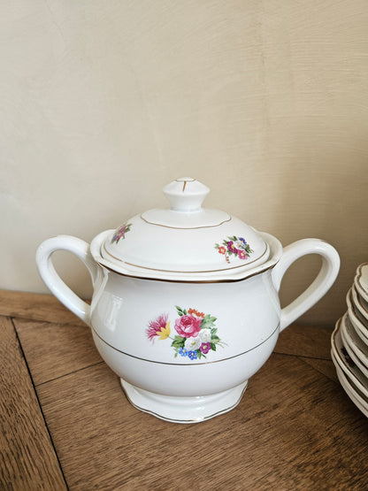 Sucrier vintage Digoin Sarreguemines