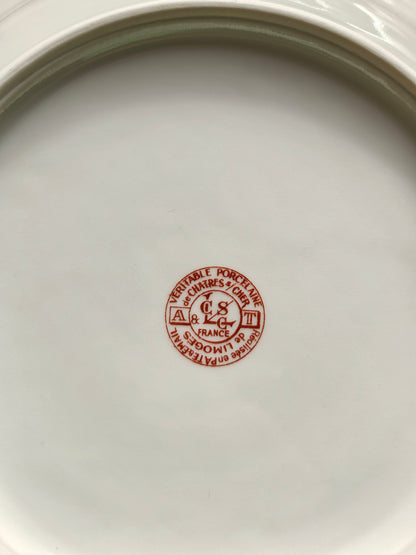 Véritable porcelaine de Châtres-sur-Cher, pâte et émail de Limoges 