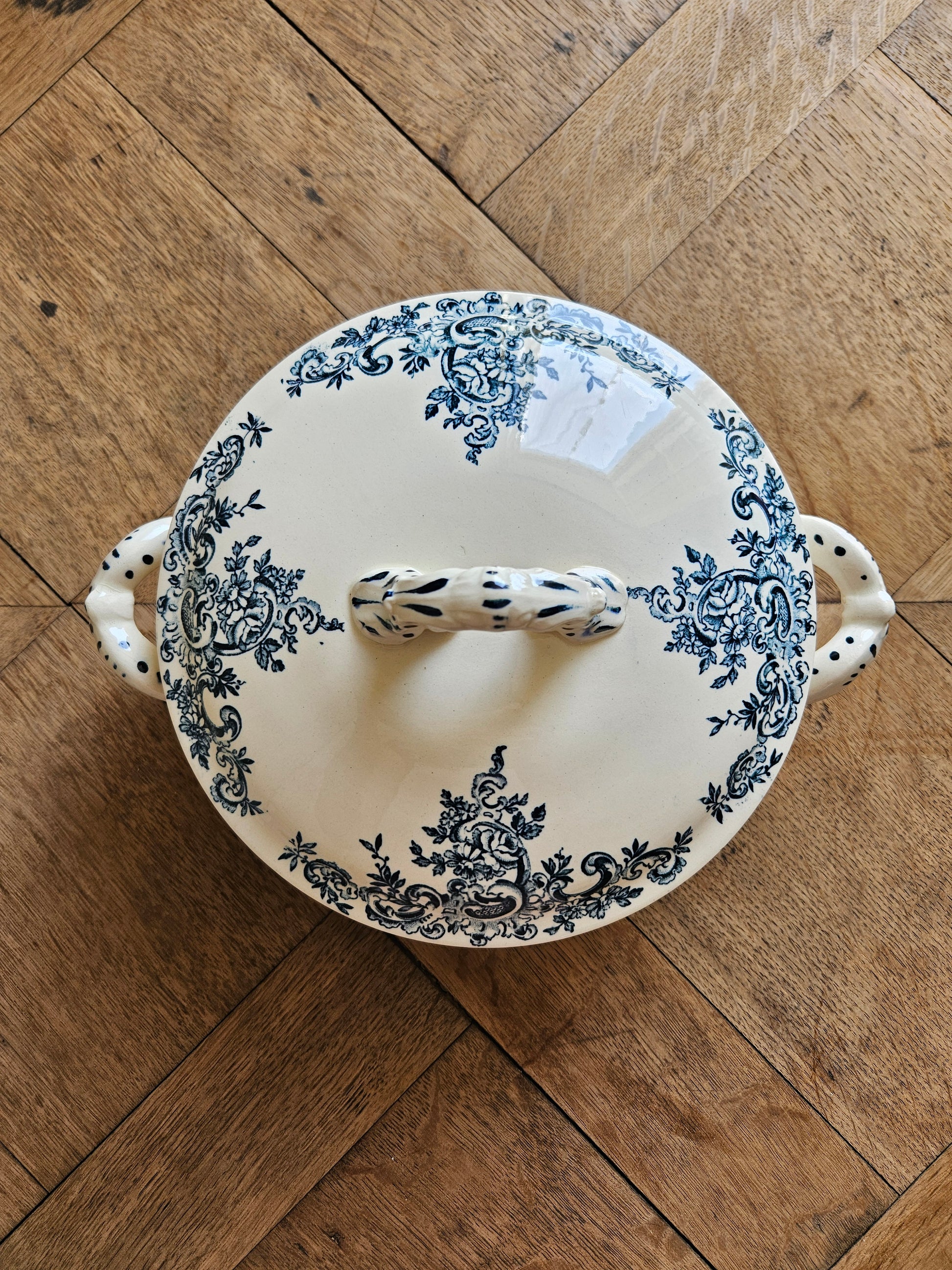 Légumier ancien HB & Cie, Louis XV