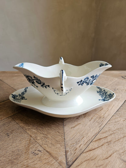 Saucière ancienne HB & Cie, Louis XV