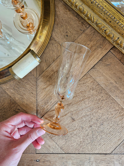Flûtes à champagne Rosaline, Venise