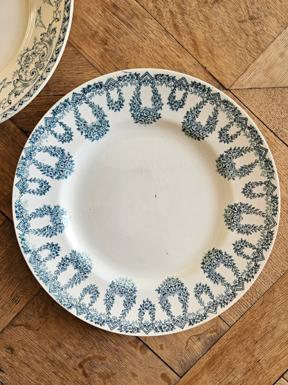 Assiette ancienne St Amand, Colbert