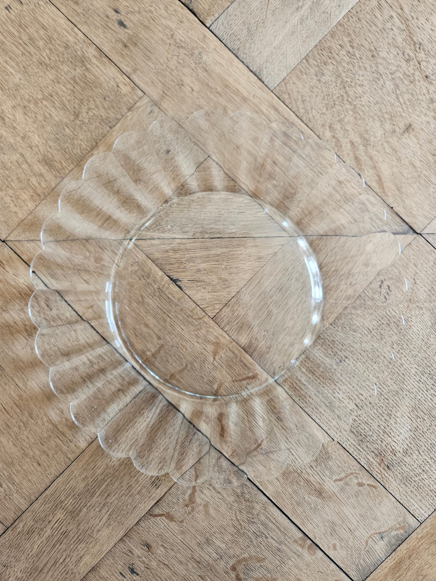 Plat vintage Duralex, Huile Lesieur