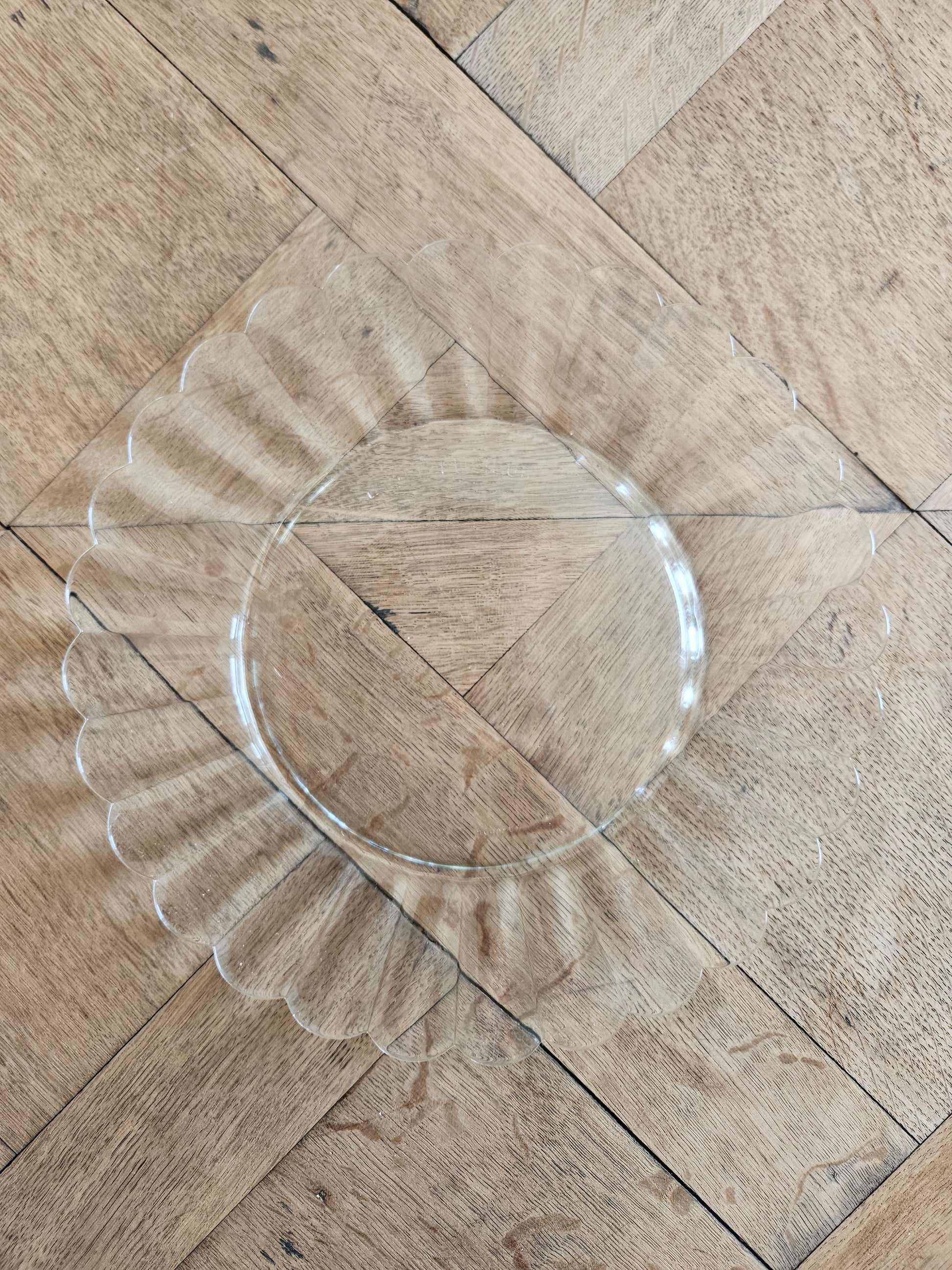 Plat vintage Duralex, Huile Lesieur