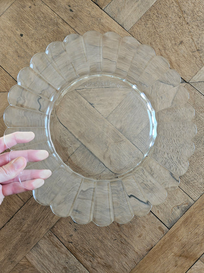 Plat vintage Duralex, Huile Lesieur