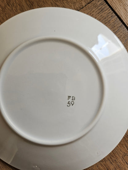 Tasses Badonviller à carreaux verts