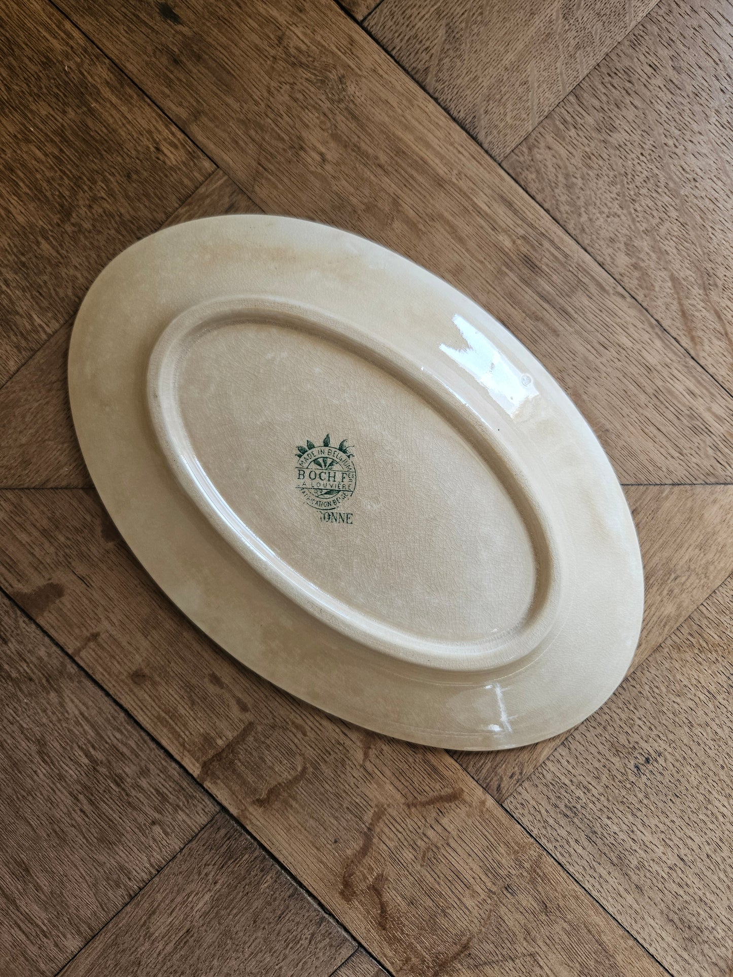 Ravier ancien estampillé Boch Frères La Louvière. 