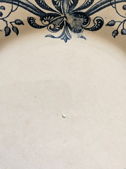 Assiettes plates anciennes Faïencerie de Lyon, Joconde #2