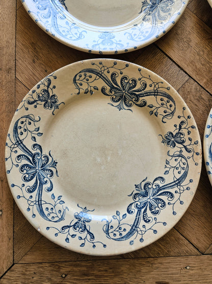 Assiettes plates anciennes Faïencerie de Lyon, Joconde #2