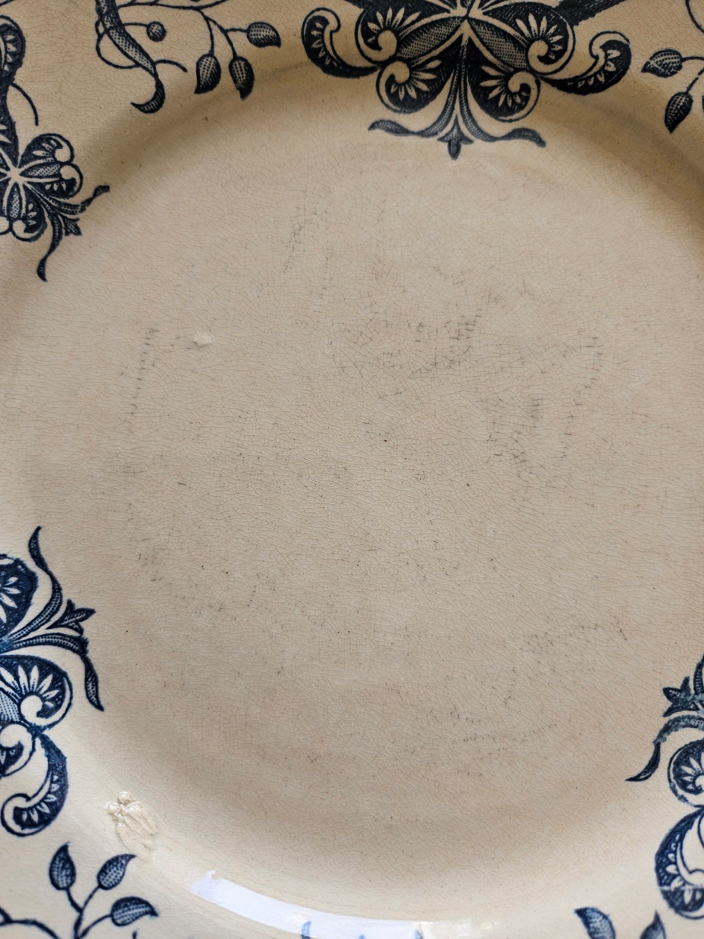 Assiettes plates anciennes Faïencerie de Lyon, Joconde #2