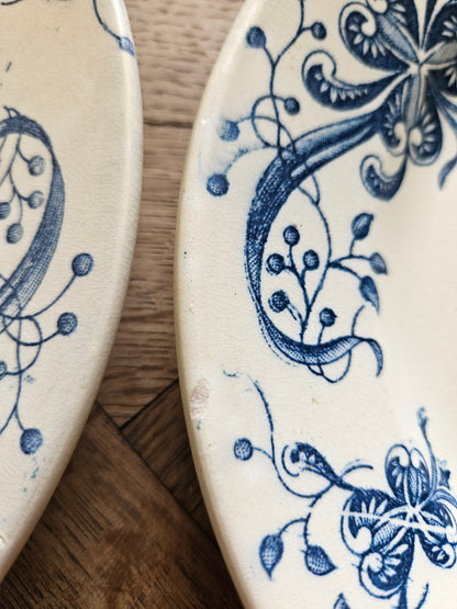 Assiettes plates anciennes Faïencerie de Lyon, Joconde #2