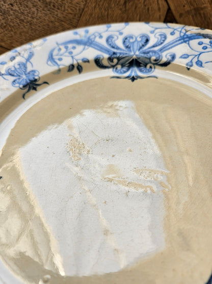 Assiettes plates anciennes Faïencerie de Lyon, Joconde #2