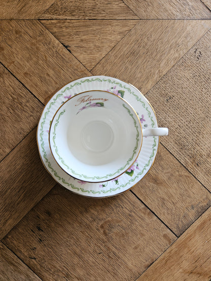 Tasse Queen’s, February violets