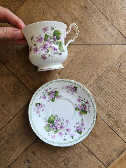 Tasse Queen’s, February violets