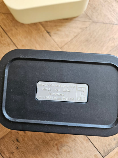 Balance alimentaire vintage Terraillon, BA2000, couleur crème 