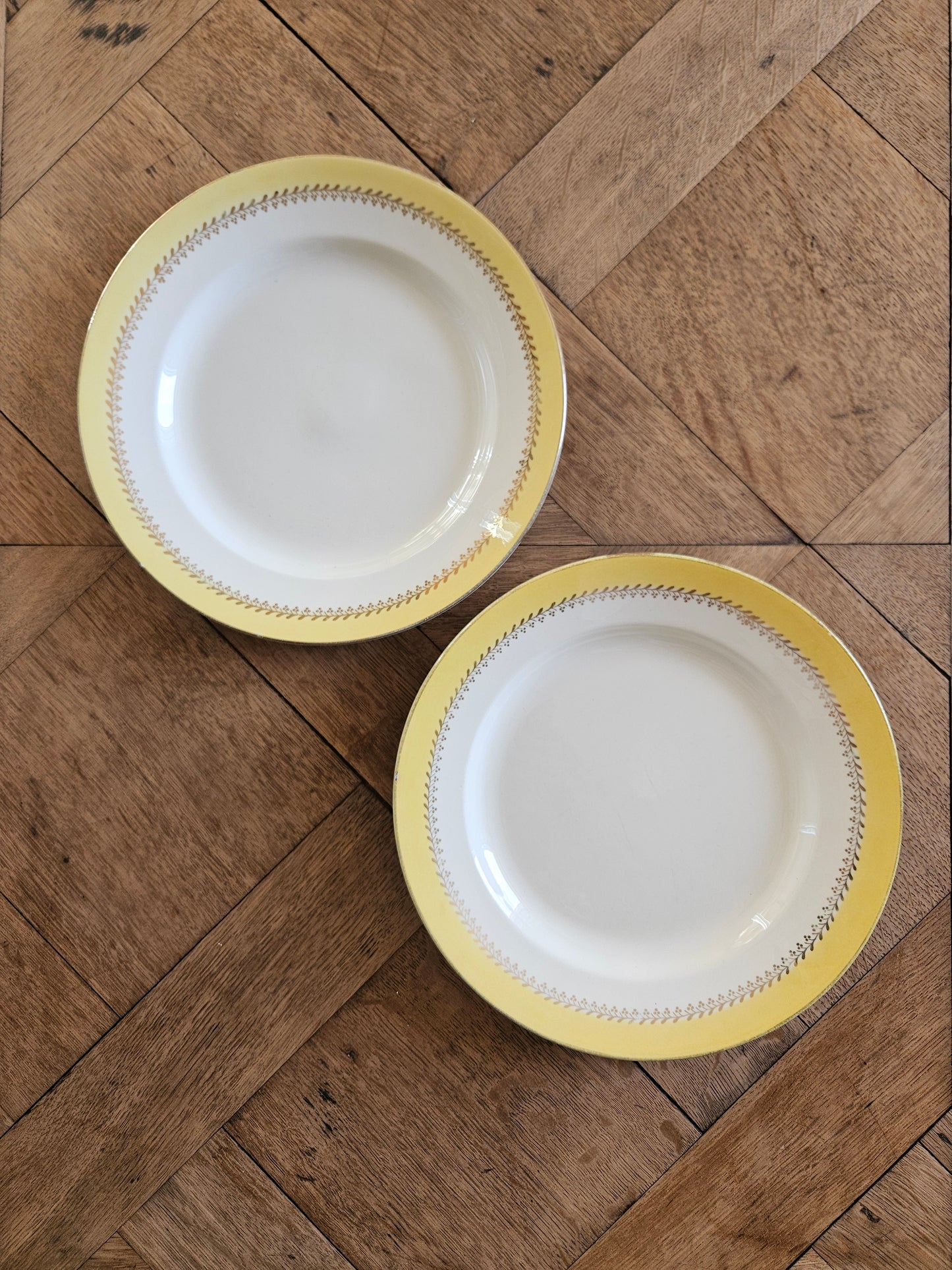 Mix d’assiettes plates dépareillées #1