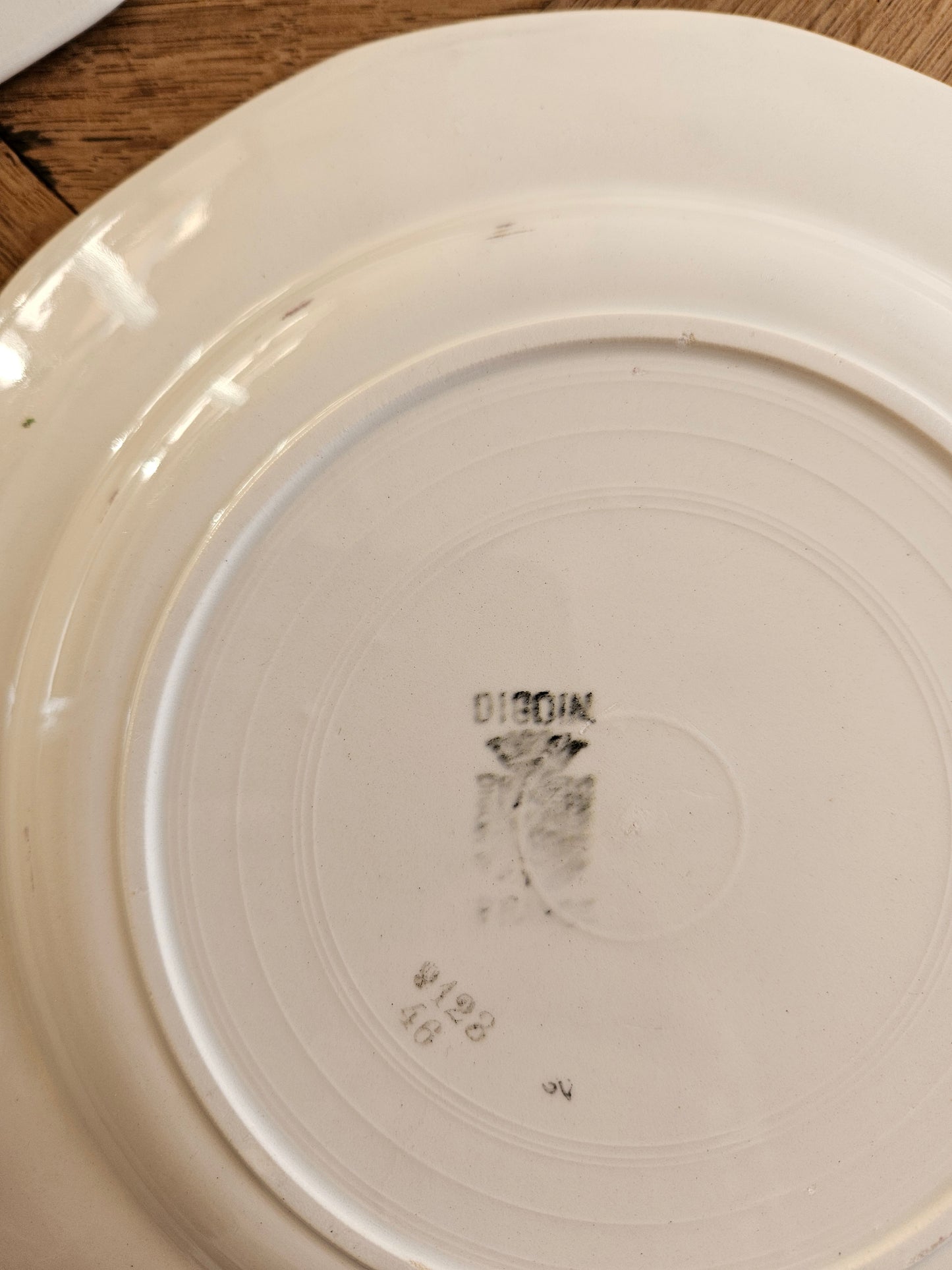 Mix d’assiettes plates dépareillées #1