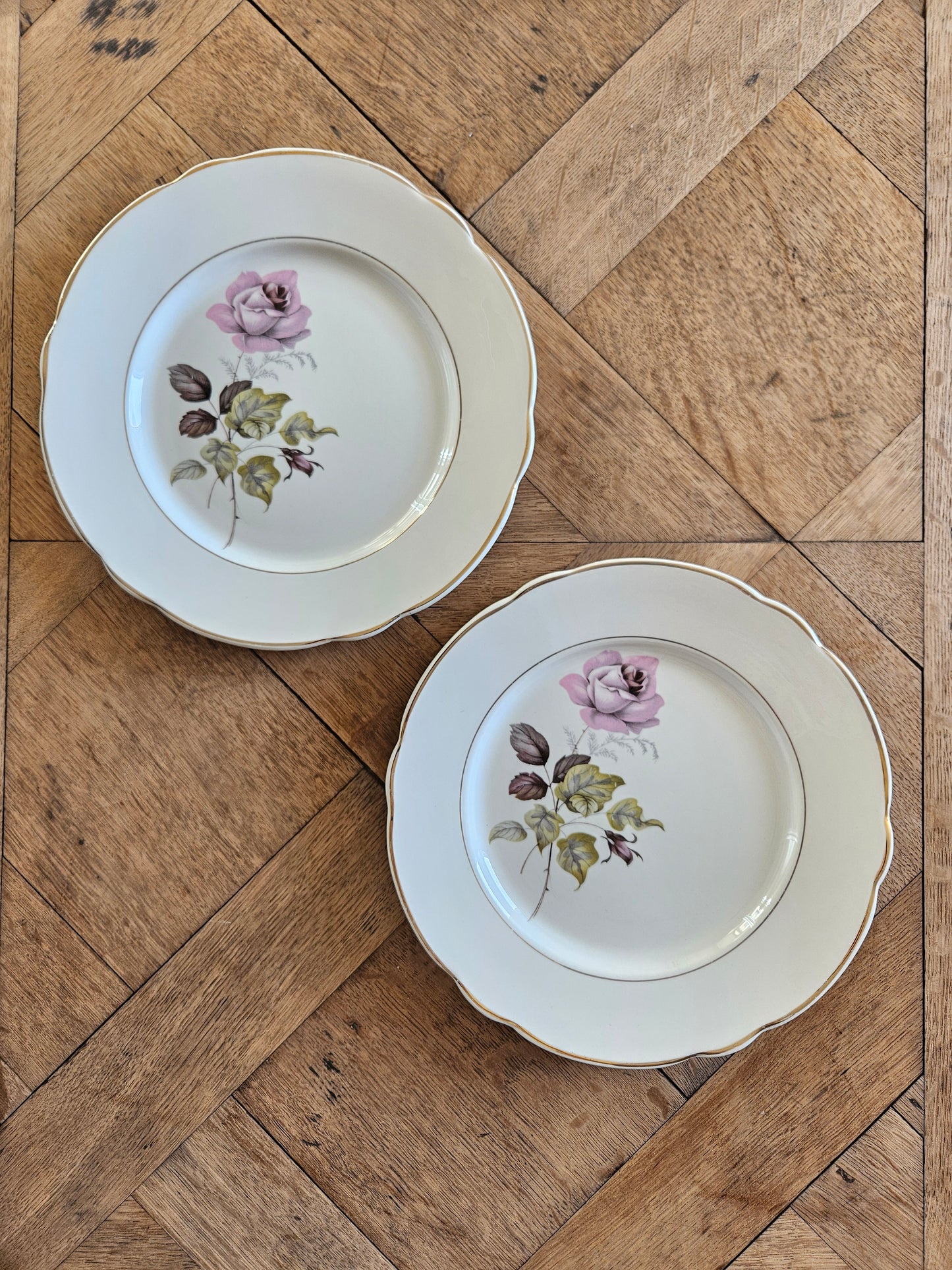 Mix d’assiettes plates dépareillées #1