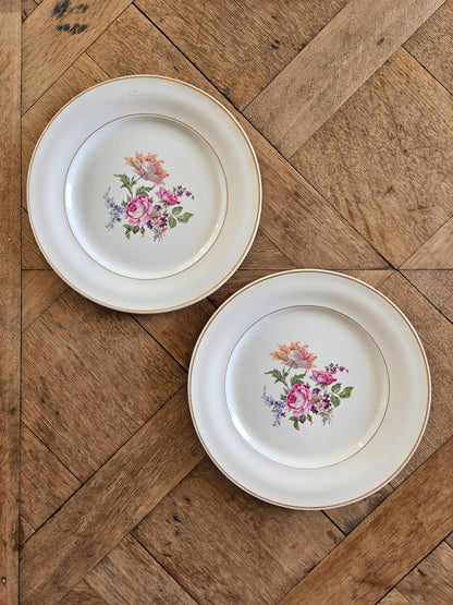 Mix d’assiettes plates dépareillées #1