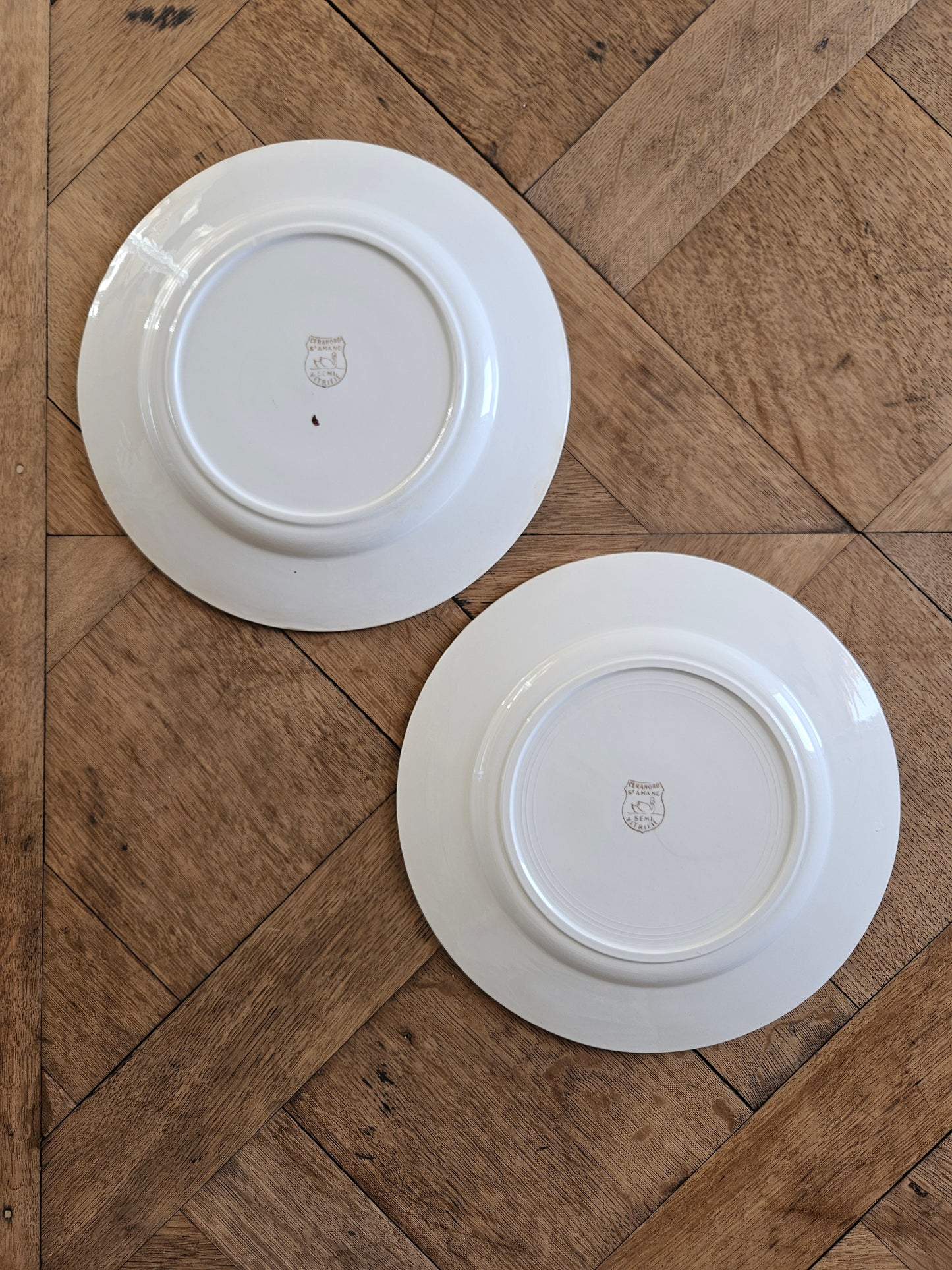 Mix d’assiettes plates dépareillées #1