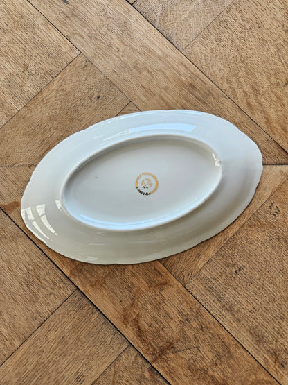 Ravier ancien estampillé porcelaine de Vierzon.