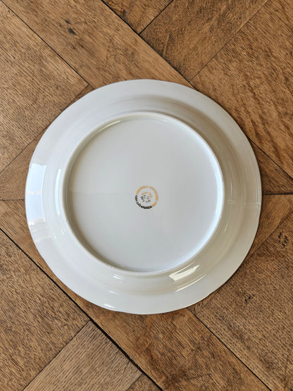 Assiettes creuses porcelaine de Vierzon