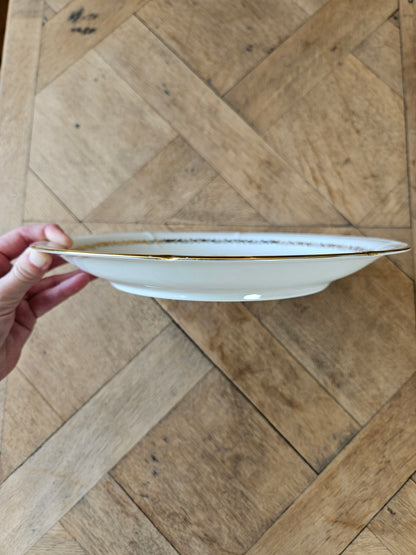 Plat rond porcelaine de Vierzon