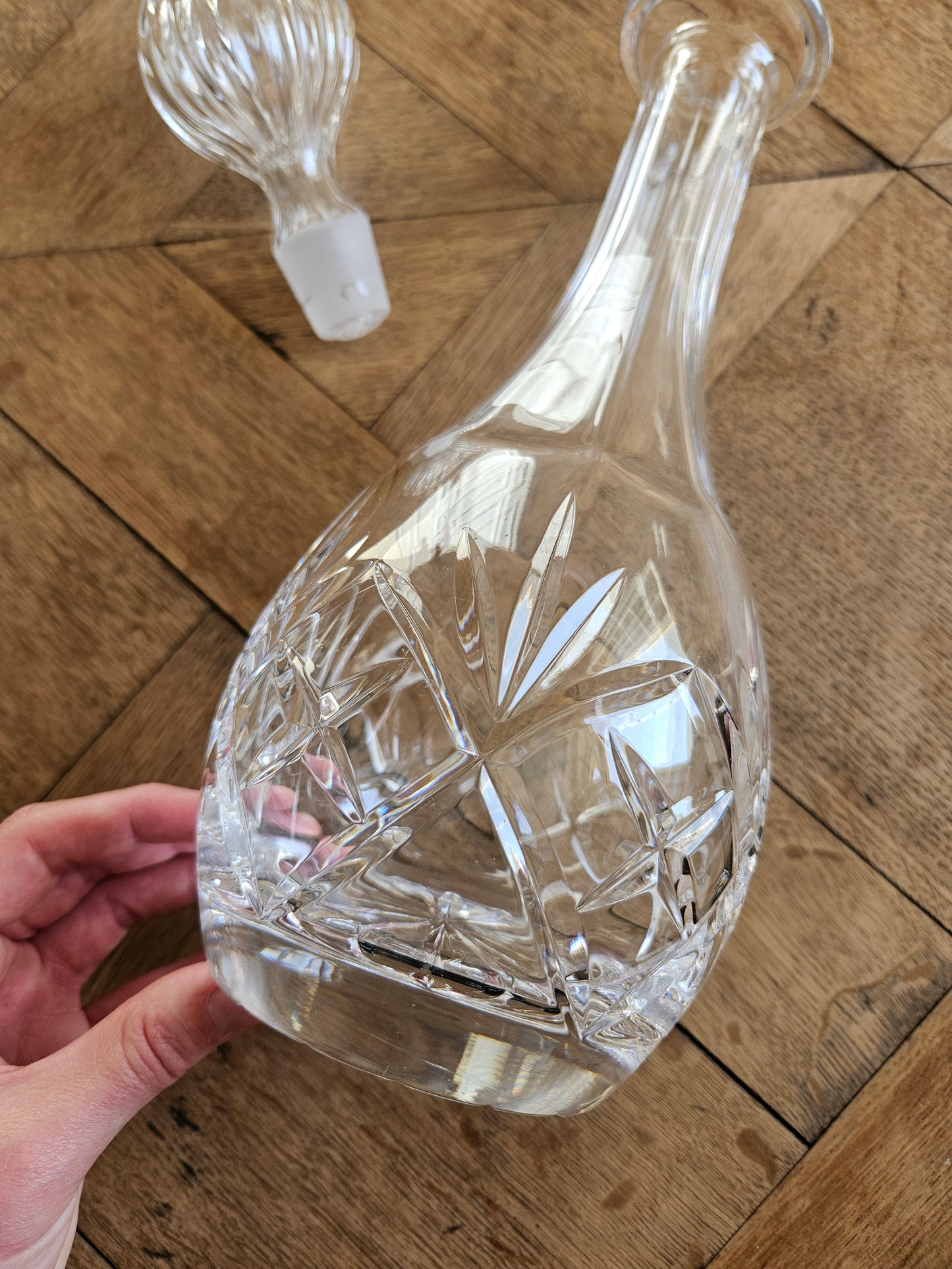 Carafe ancienne en cristal