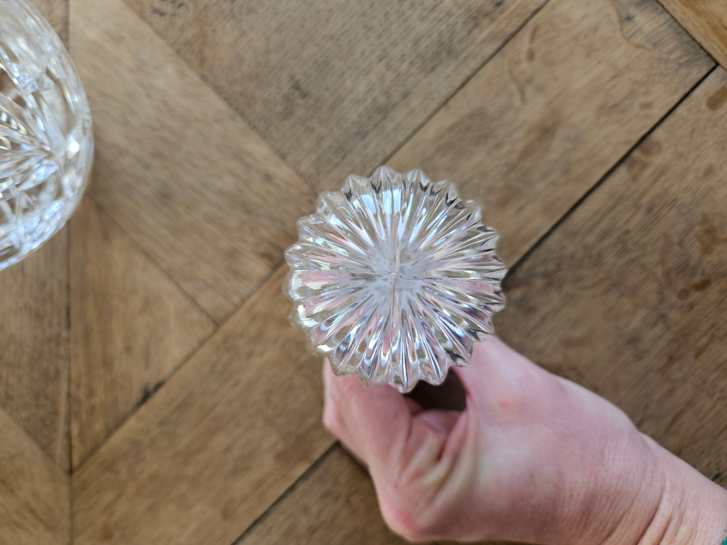 Carafe ancienne en cristal