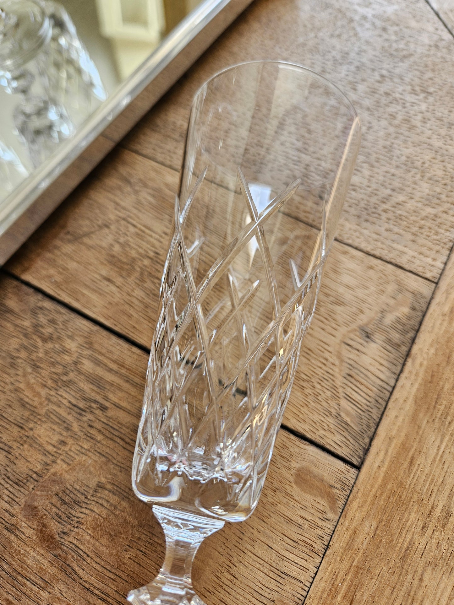 Flûtes à champagne en cristal