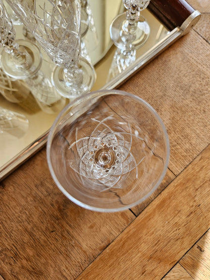 Flûtes à champagne en cristal